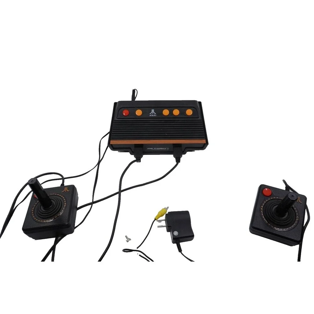 Atari Flashback 3 Classic Game Console with 60 Built-in Games No Box 2 Joysticks
